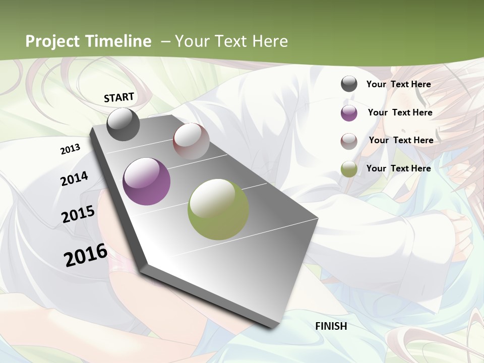 A Person Laying On A Bed With A Pillow PowerPoint Template