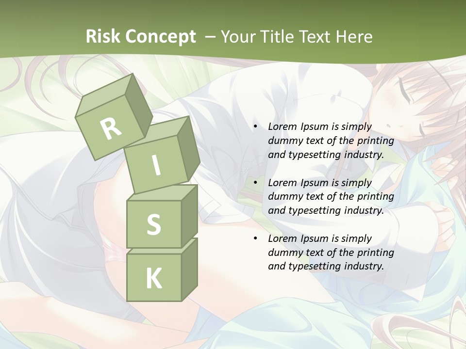 A Person Laying On A Bed With A Pillow PowerPoint Template