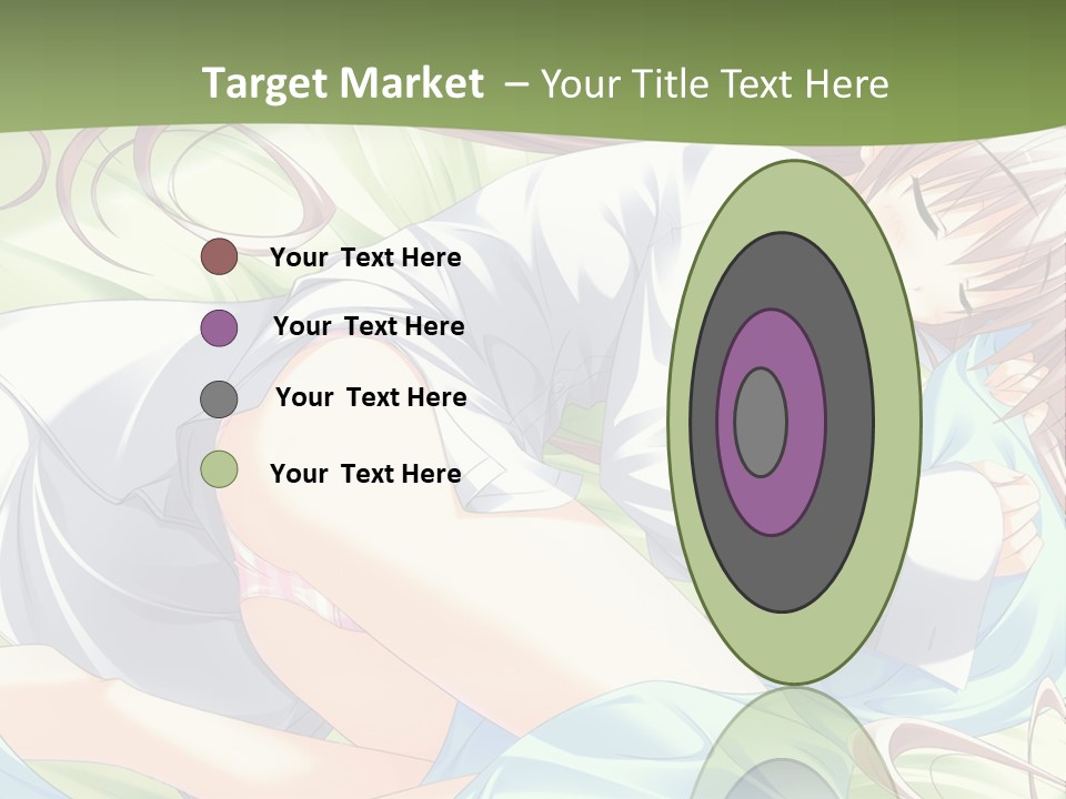 A Person Laying On A Bed With A Pillow PowerPoint Template