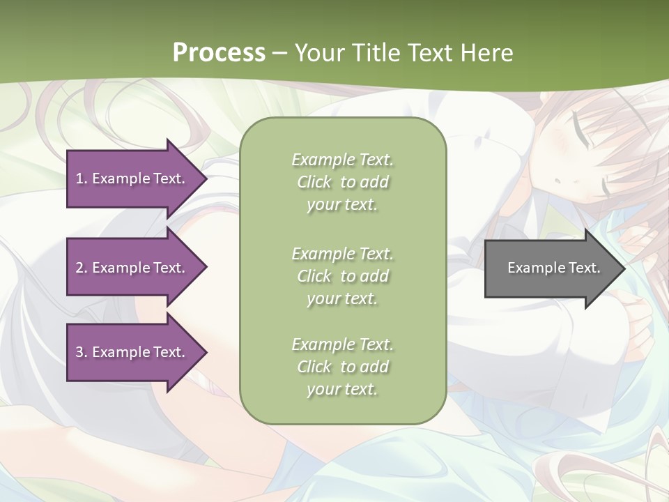 A Person Laying On A Bed With A Pillow PowerPoint Template