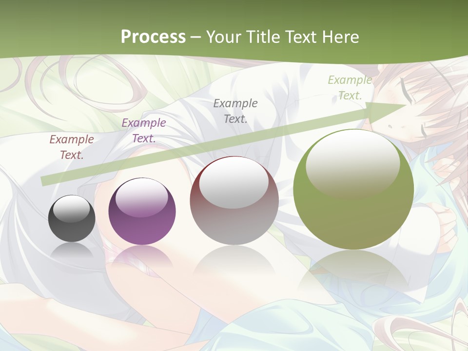 A Person Laying On A Bed With A Pillow PowerPoint Template