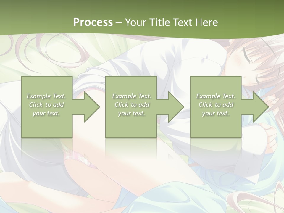 A Person Laying On A Bed With A Pillow PowerPoint Template