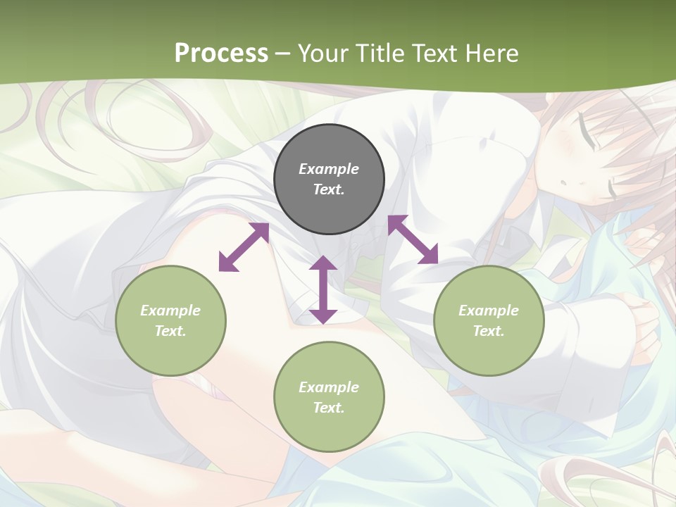 A Person Laying On A Bed With A Pillow PowerPoint Template