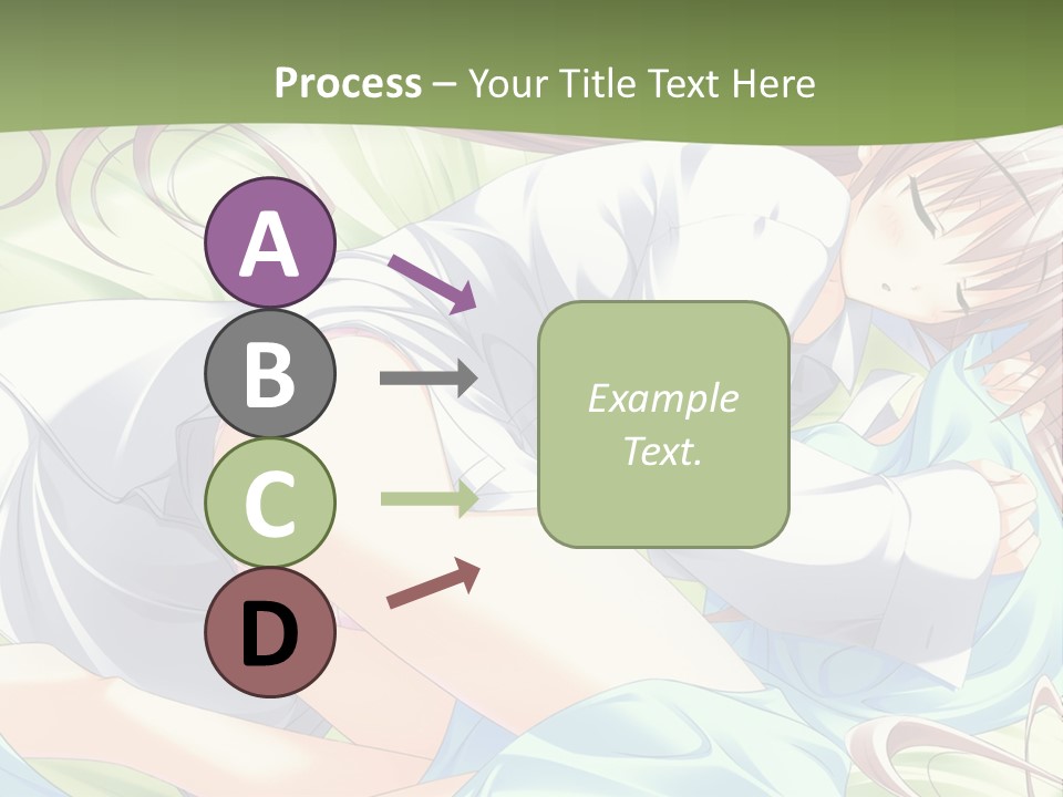 A Person Laying On A Bed With A Pillow PowerPoint Template