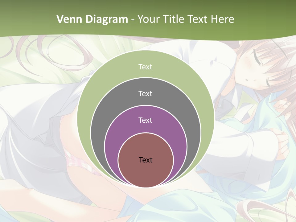 A Person Laying On A Bed With A Pillow PowerPoint Template