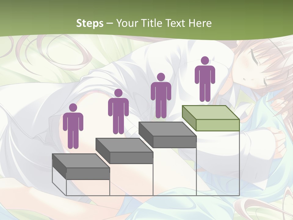 A Person Laying On A Bed With A Pillow PowerPoint Template