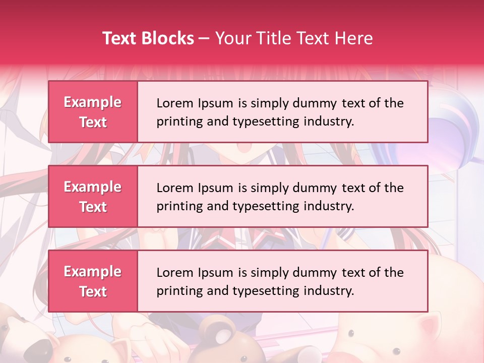 A Girl With Long Hair And A Bow Tie Standing Next To A Pig PowerPoint Template