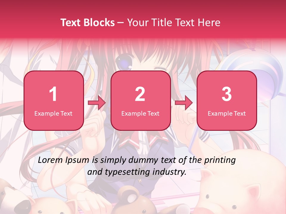 A Girl With Long Hair And A Bow Tie Standing Next To A Pig PowerPoint Template