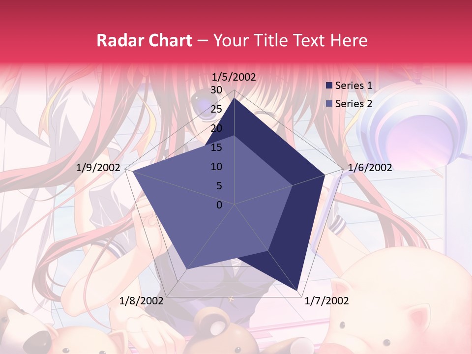 A Girl With Long Hair And A Bow Tie Standing Next To A Pig PowerPoint Template