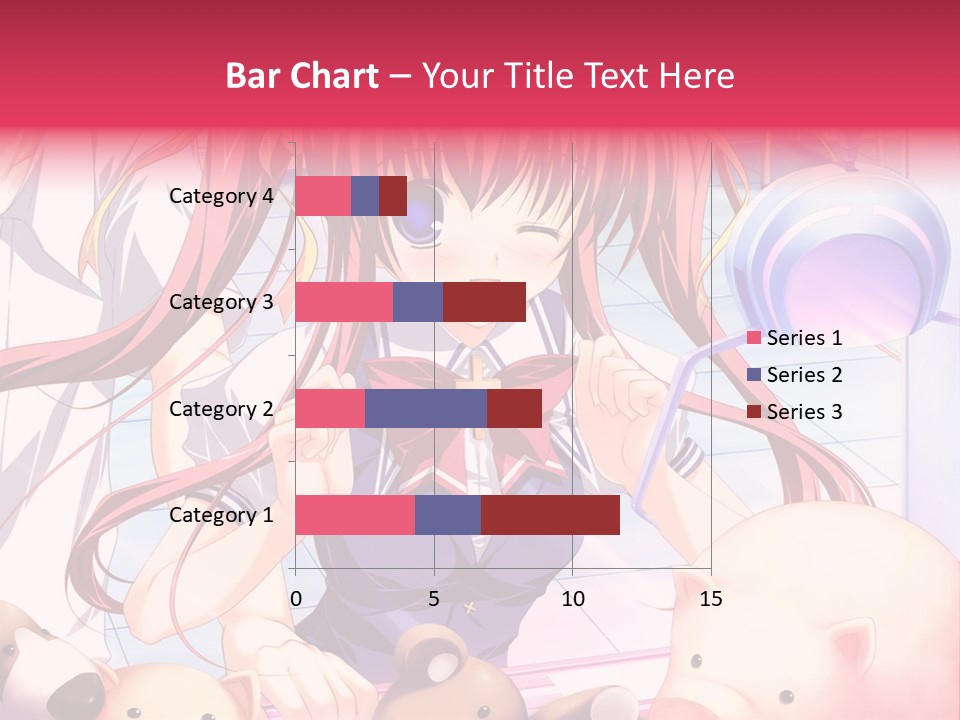 A Girl With Long Hair And A Bow Tie Standing Next To A Pig PowerPoint Template