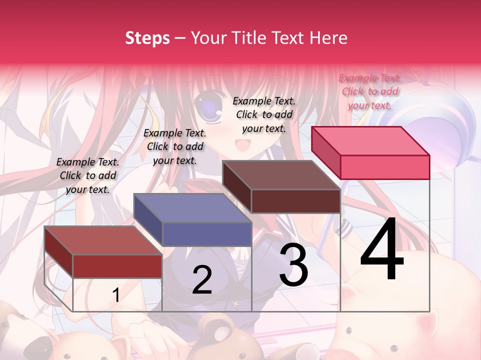 A Girl With Long Hair And A Bow Tie Standing Next To A Pig PowerPoint Template