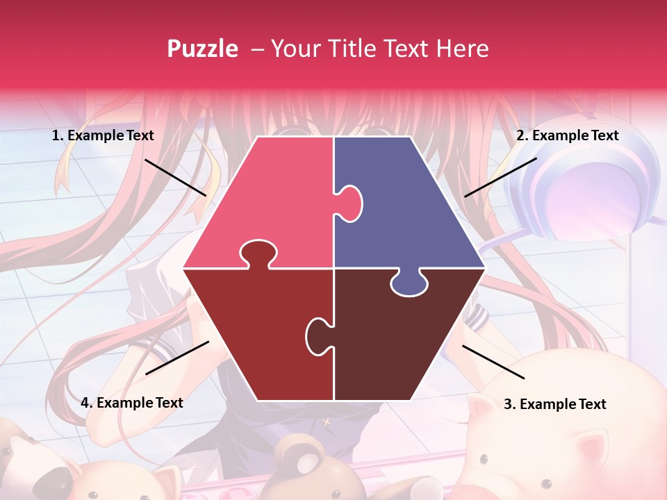 A Girl Holding A Pig And A Piggy Bank PowerPoint Template