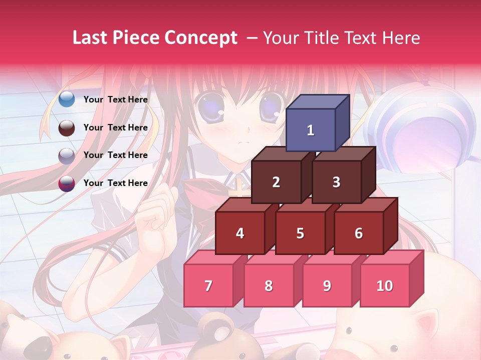 A Girl Holding A Pig And A Piggy Bank PowerPoint Template