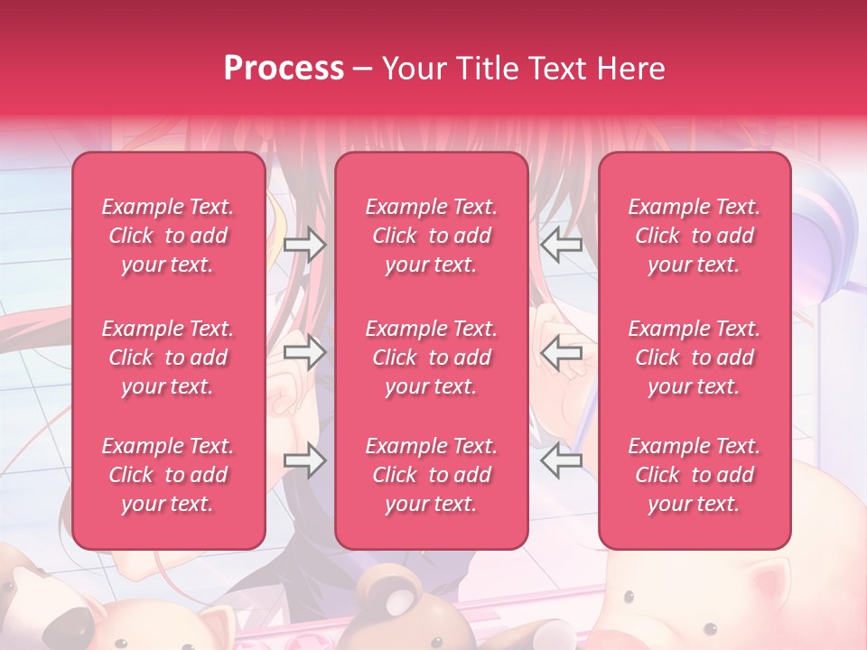 A Girl Holding A Pig And A Piggy Bank PowerPoint Template