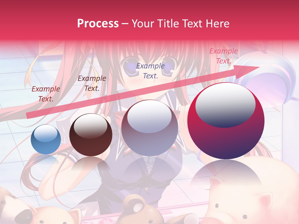 A Girl Holding A Pig And A Piggy Bank PowerPoint Template