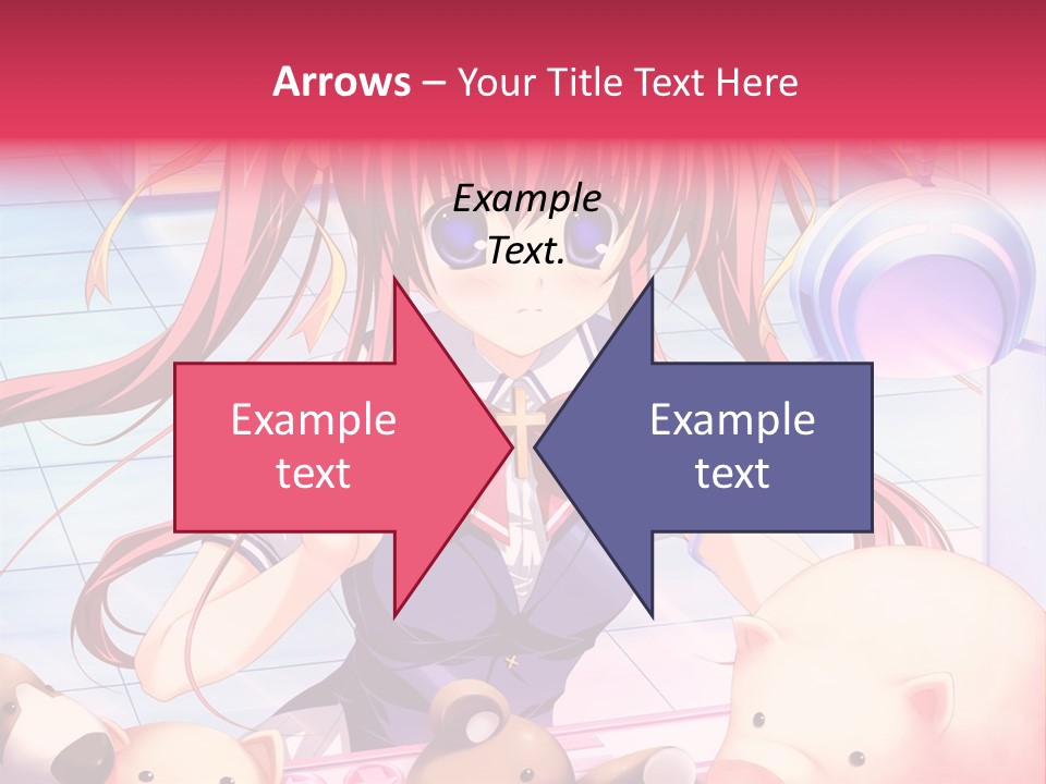 A Girl Holding A Pig And A Piggy Bank PowerPoint Template