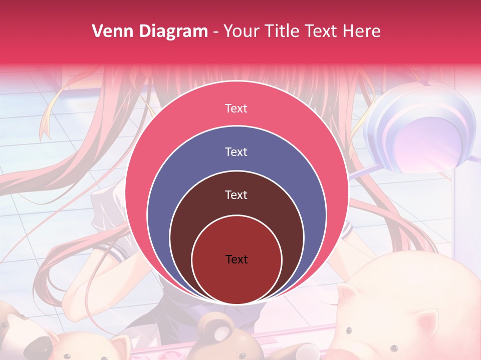 A Girl Holding A Pig And A Piggy Bank PowerPoint Template