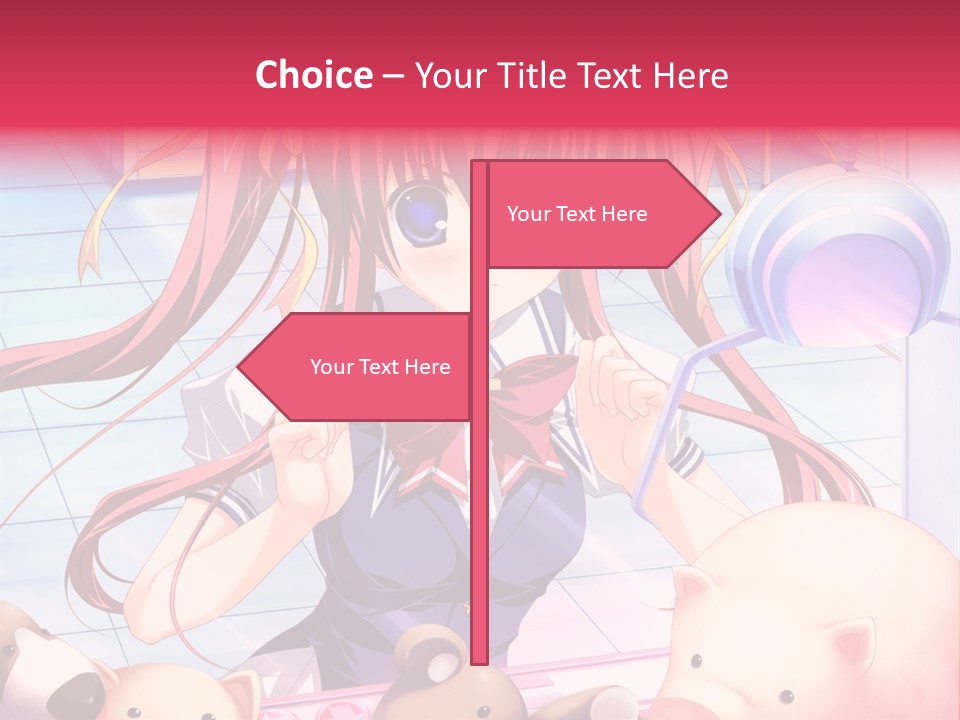 A Girl Holding A Pig And A Piggy Bank PowerPoint Template