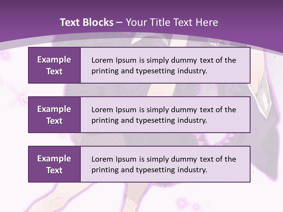 A Girl In A Purple Dress Is Sitting On A Purple Background PowerPoint Template