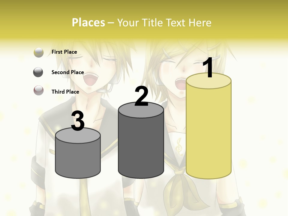 A Couple Of Anime Characters With Their Mouths Open PowerPoint Template