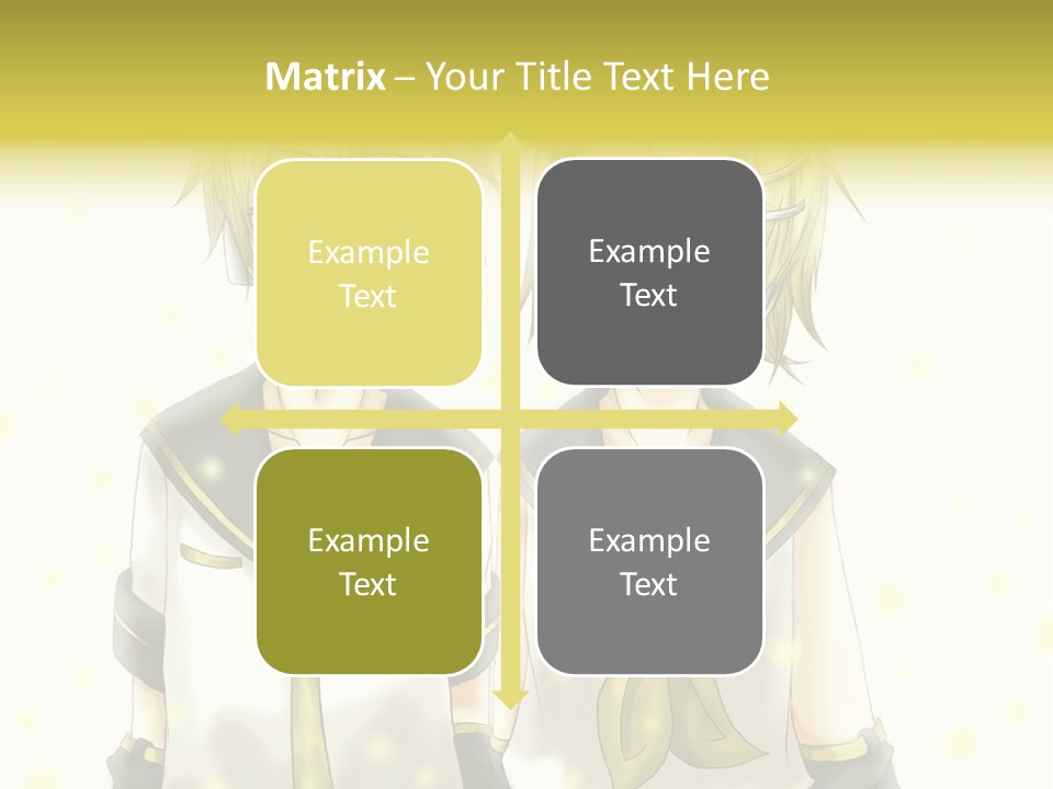 A Couple Of Anime Characters With Their Mouths Open PowerPoint Template