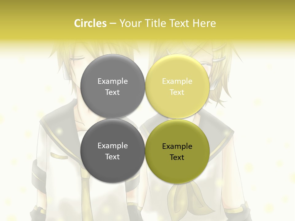 A Couple Of Anime Characters With Their Mouths Open PowerPoint Template