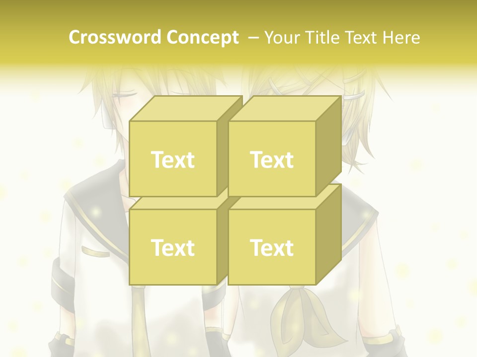 A Couple Of Anime Characters With Their Mouths Open PowerPoint Template