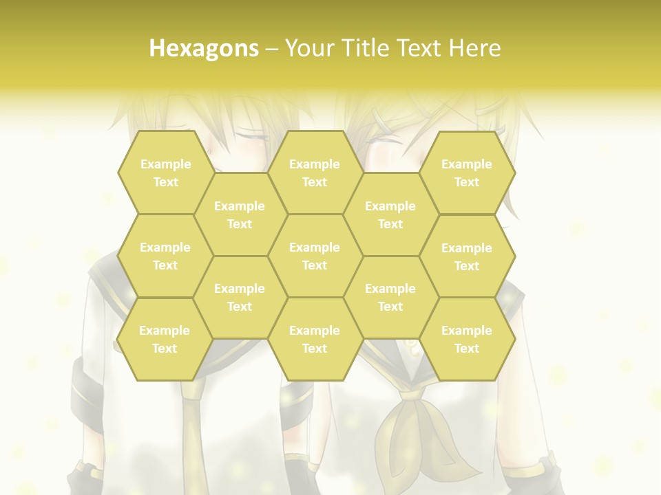 A Couple Of Anime Characters With Their Mouths Open PowerPoint Template