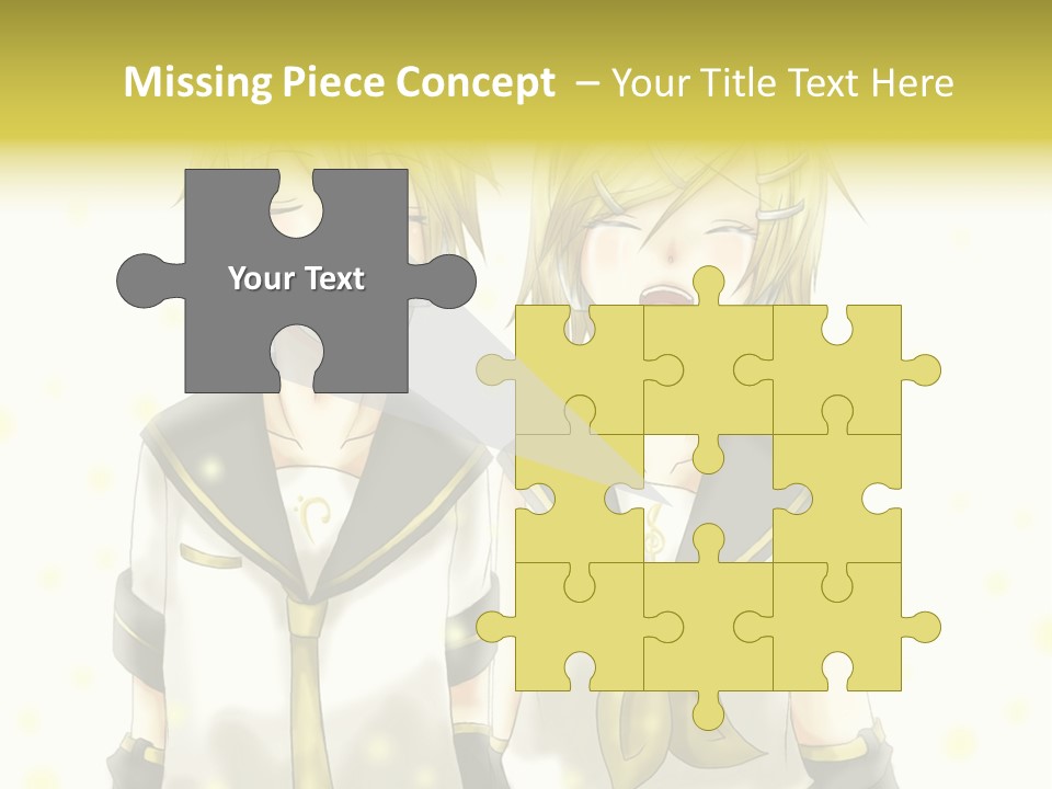 A Couple Of Anime Characters With Their Mouths Open PowerPoint Template