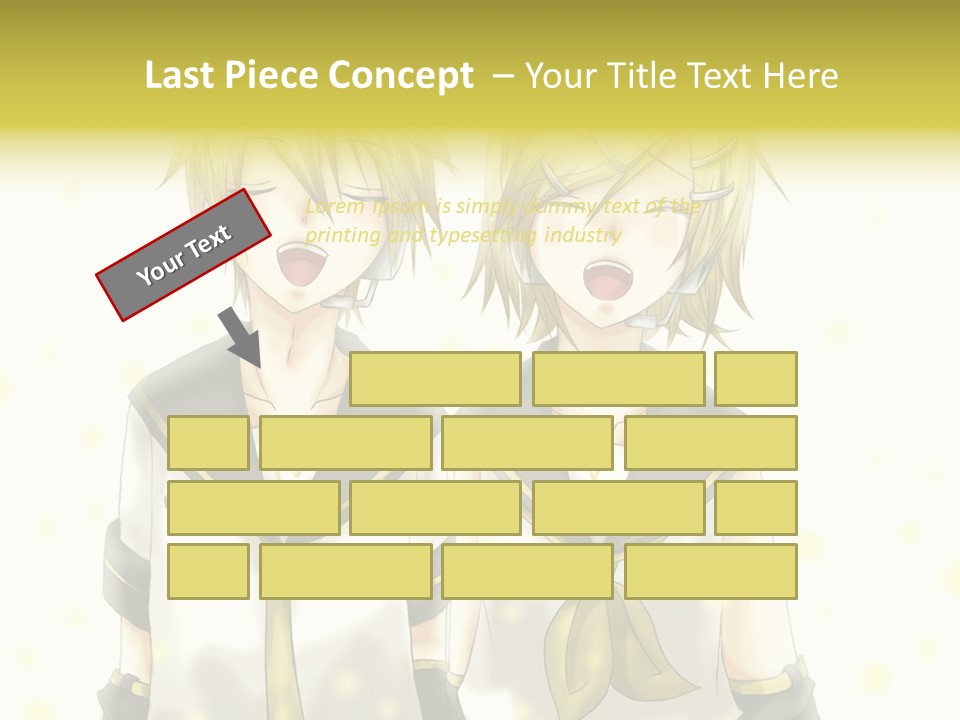 A Couple Of Anime Characters With Their Mouths Open PowerPoint Template