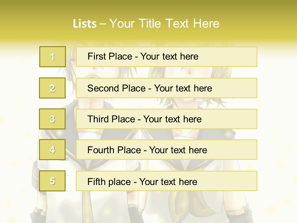 A Couple Of Anime Characters With Their Mouths Open PowerPoint Template