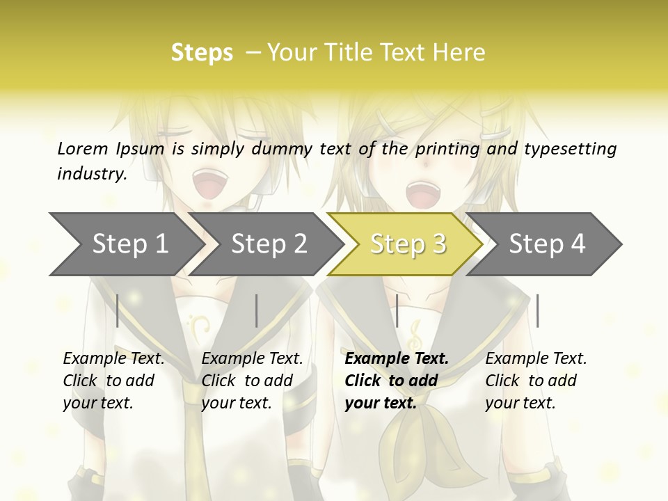 A Couple Of Anime Characters With Their Mouths Open PowerPoint Template