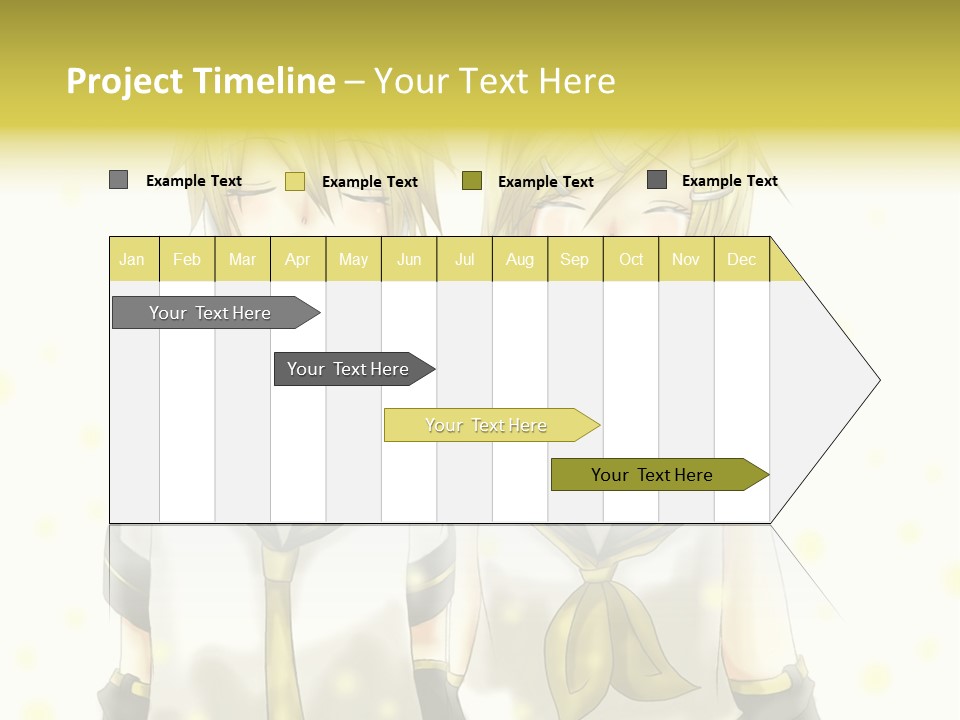 A Couple Of Anime Characters With Their Mouths Open PowerPoint Template
