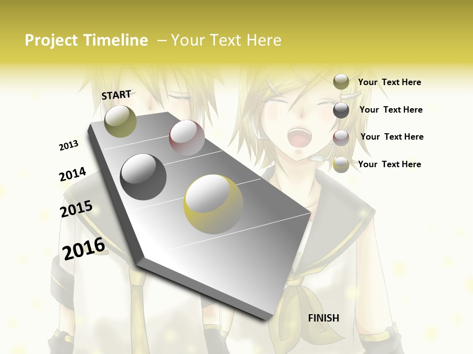 A Couple Of Anime Characters With Their Mouths Open PowerPoint Template