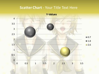 A Couple Of Anime Characters With Their Mouths Open PowerPoint Template