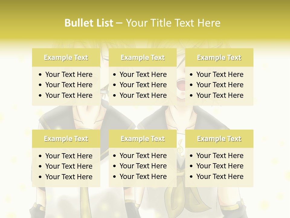 A Couple Of Anime Characters With Their Mouths Open PowerPoint Template
