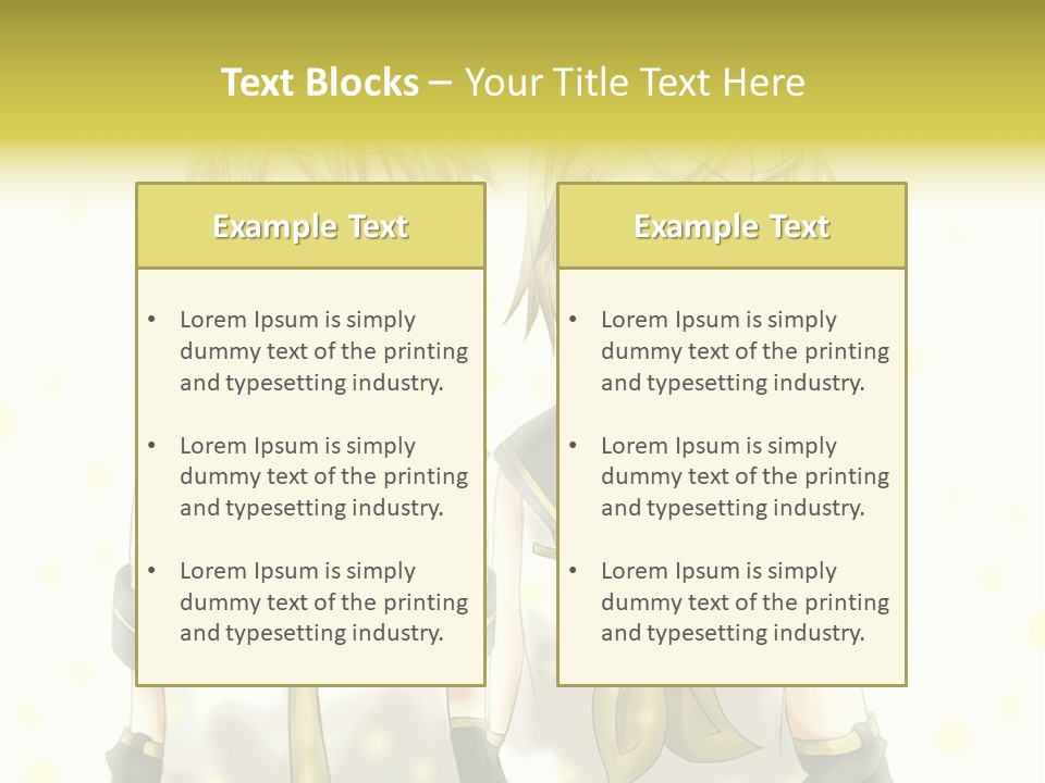 A Couple Of Anime Characters With Their Mouths Open PowerPoint Template