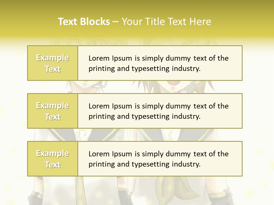 A Couple Of Anime Characters With Their Mouths Open PowerPoint Template