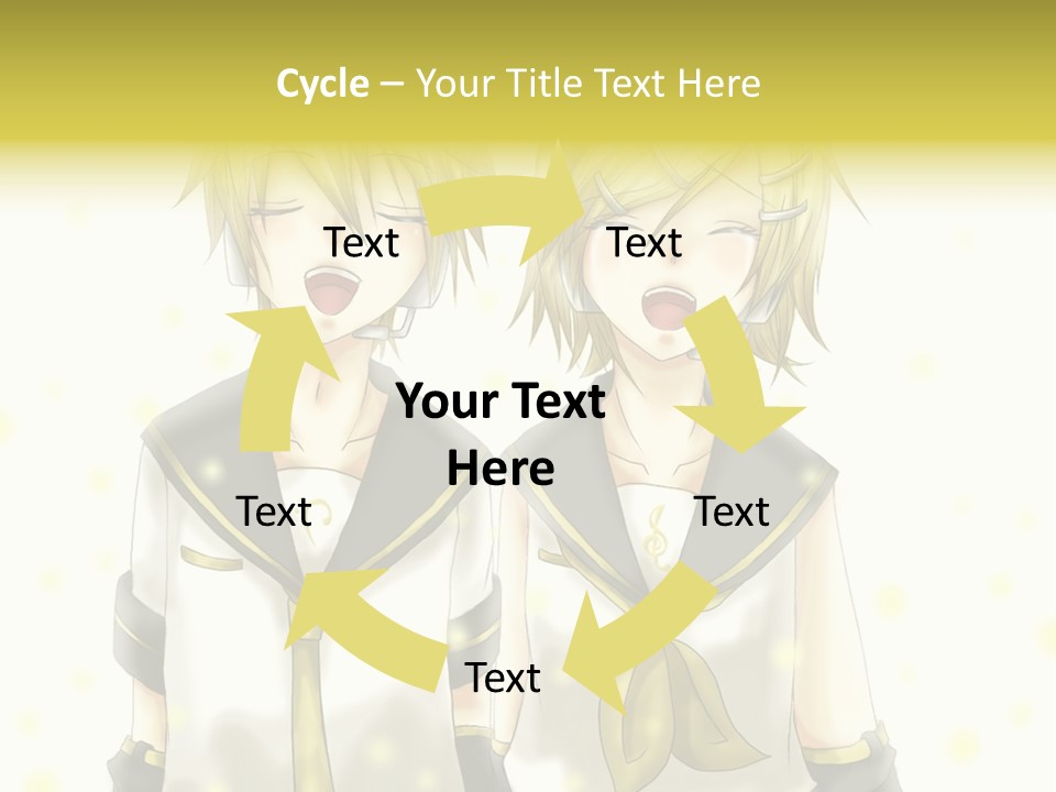 A Couple Of Anime Characters With Their Mouths Open PowerPoint Template