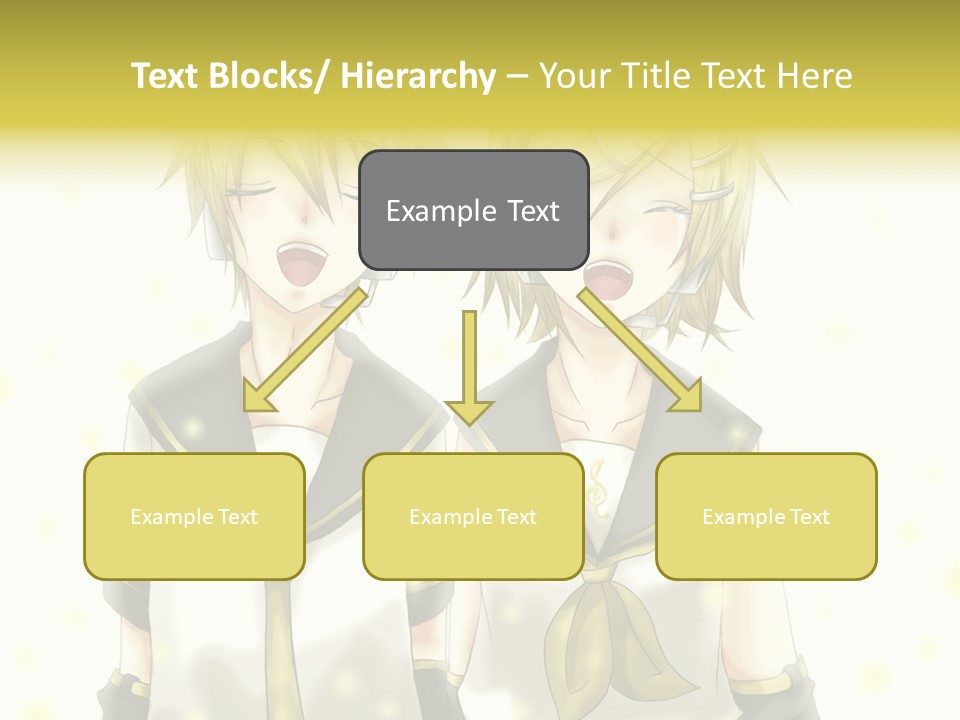 A Couple Of Anime Characters With Their Mouths Open PowerPoint Template