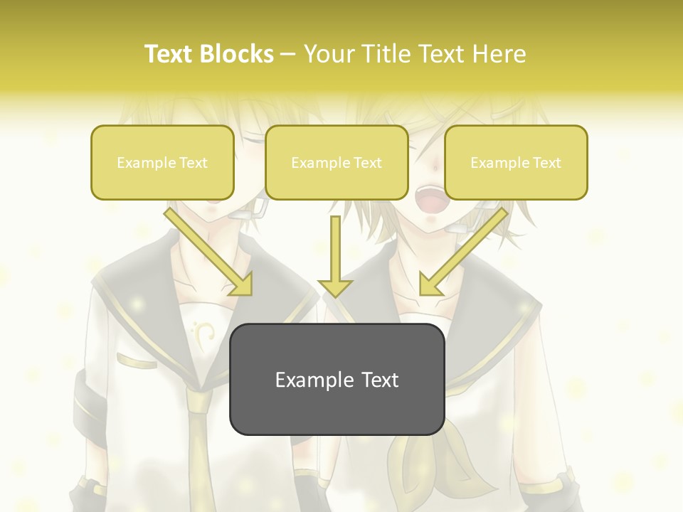 A Couple Of Anime Characters With Their Mouths Open PowerPoint Template