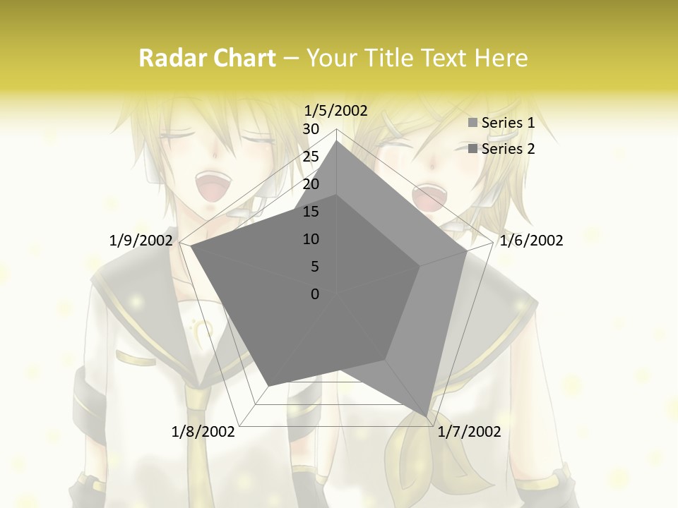 A Couple Of Anime Characters With Their Mouths Open PowerPoint Template