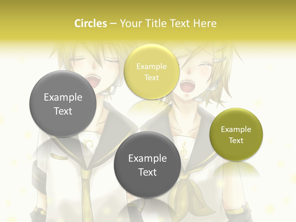 A Couple Of Anime Characters With Their Mouths Open PowerPoint Template