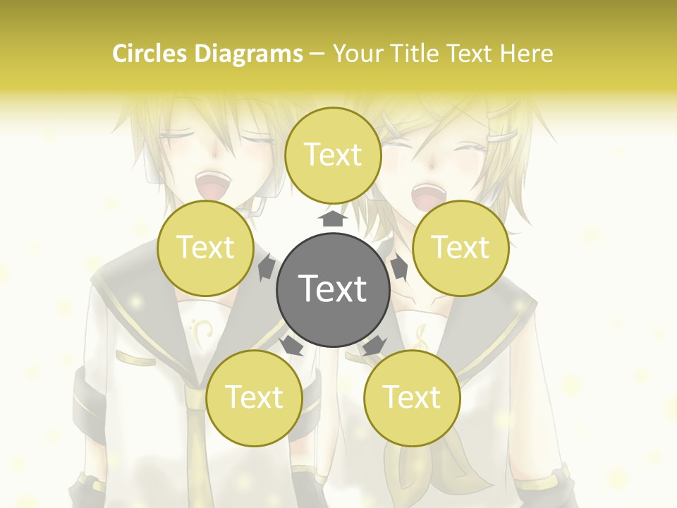 A Couple Of Anime Characters With Their Mouths Open PowerPoint Template