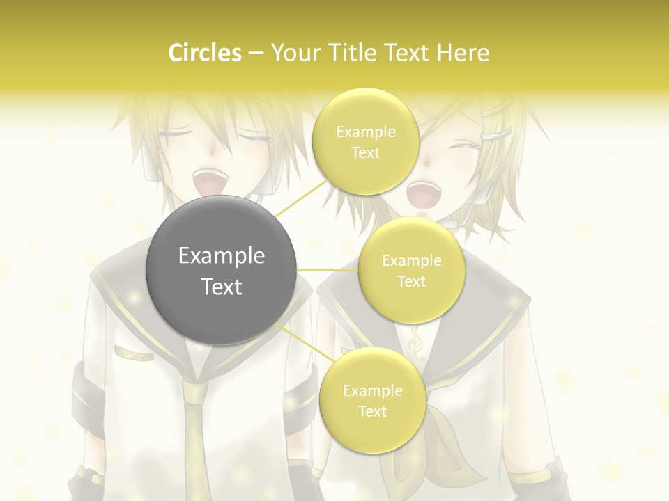 A Couple Of Anime Characters With Their Mouths Open PowerPoint Template