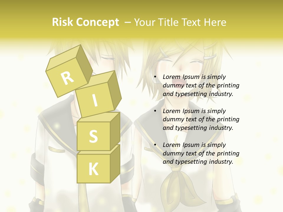 A Couple Of Anime Characters With Their Mouths Open PowerPoint Template