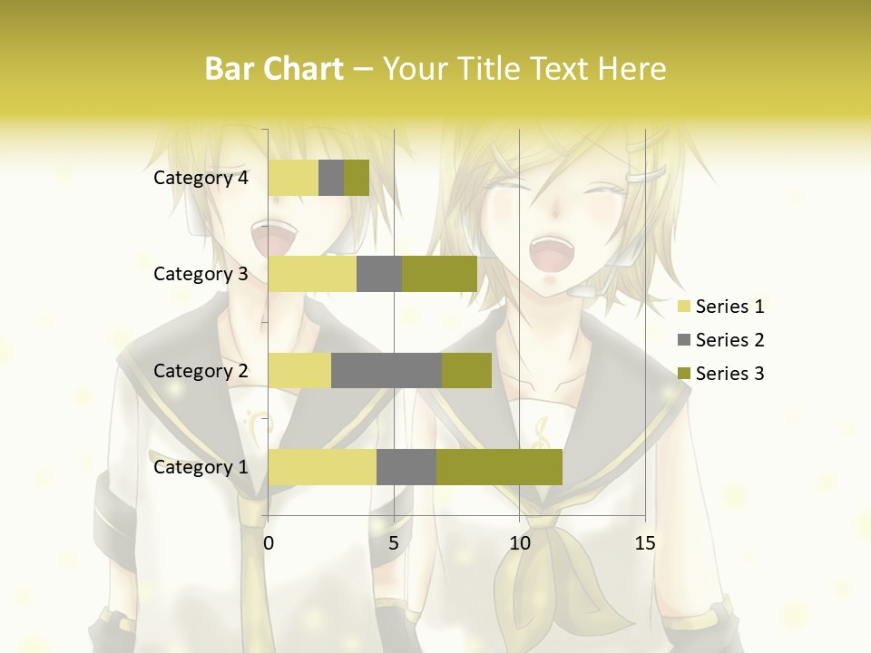 A Couple Of Anime Characters With Their Mouths Open PowerPoint Template