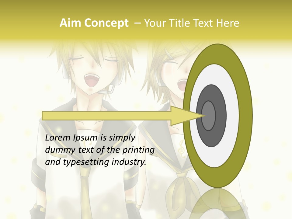 A Couple Of Anime Characters With Their Mouths Open PowerPoint Template