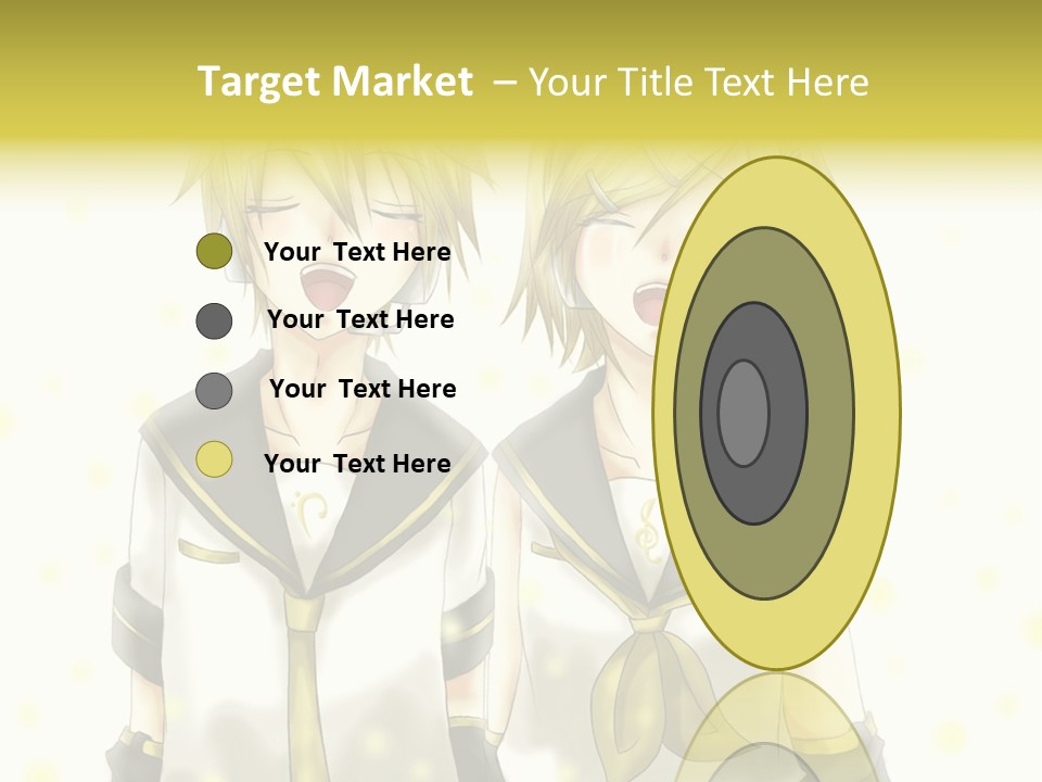 A Couple Of Anime Characters With Their Mouths Open PowerPoint Template