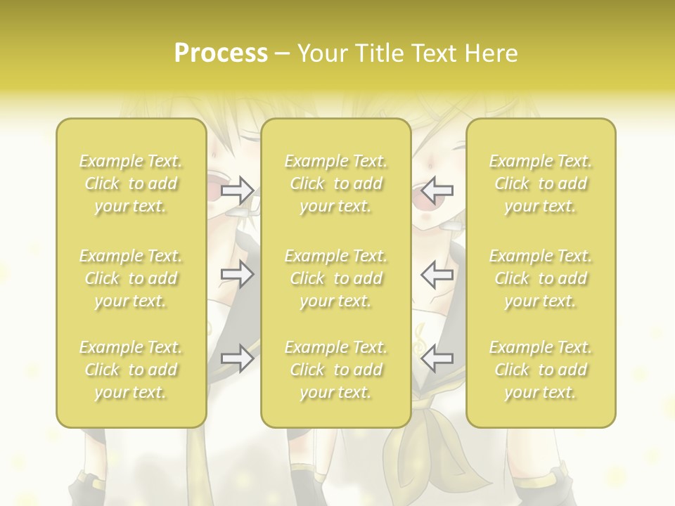 A Couple Of Anime Characters With Their Mouths Open PowerPoint Template